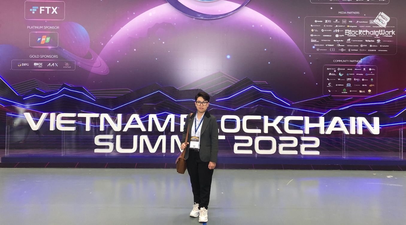 Dai-dien-BlockchainWork-CEO-Tien-Le-tham-du-Vietnam-Blockchain-Summit-2022