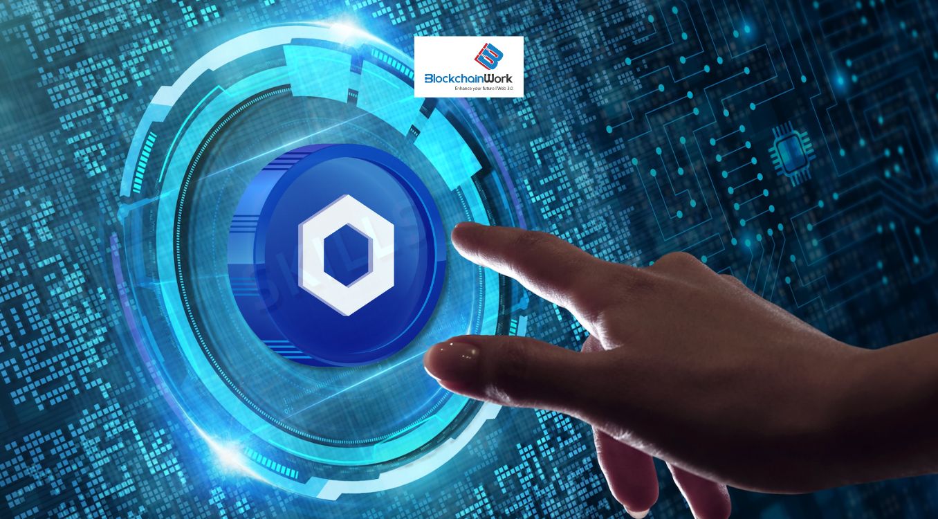 Diagram showing the architecture and function of Chainlink in the blockchain ecosystem