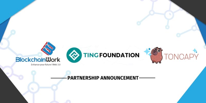 Partnership Announcement: BlockchainWork x Ting Foundation x TonCapy