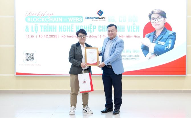 BlockchainWork × UEF: Đồng hành khai mở lộ trình nghề nghiệp Blockchain – Web3 cho sinh viên