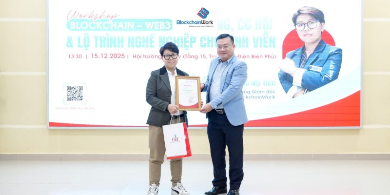 BlockchainWork × UEF: Đồng hành khai mở lộ trình nghề nghiệp Blockchain – Web3 cho sinh viên