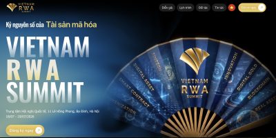 Sự kiện blockchain tháng 7: Vietnam RWA Summit 2026 – Giải pháp mã hóa tài sản thực