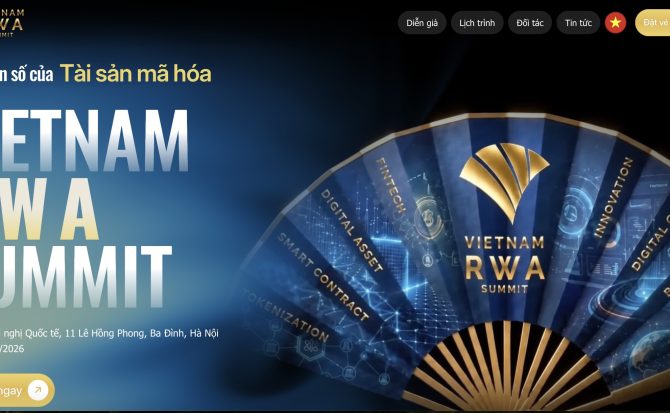 Sự kiện blockchain tháng 7: Vietnam RWA Summit 2026 – Giải pháp mã hóa tài sản thực