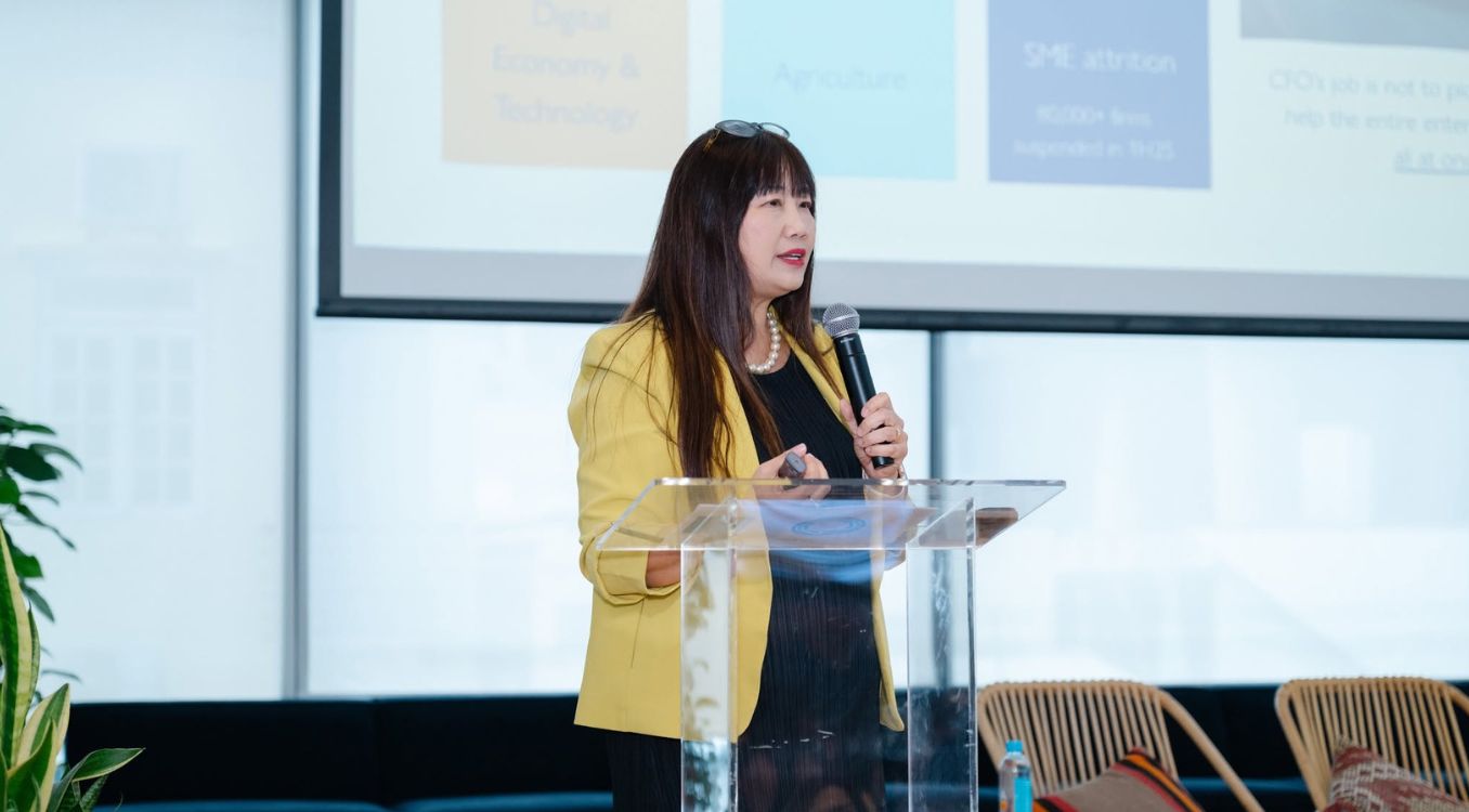 Keynote on the new role of the CFO in the AI era at SMU Executive Dialogue 2026